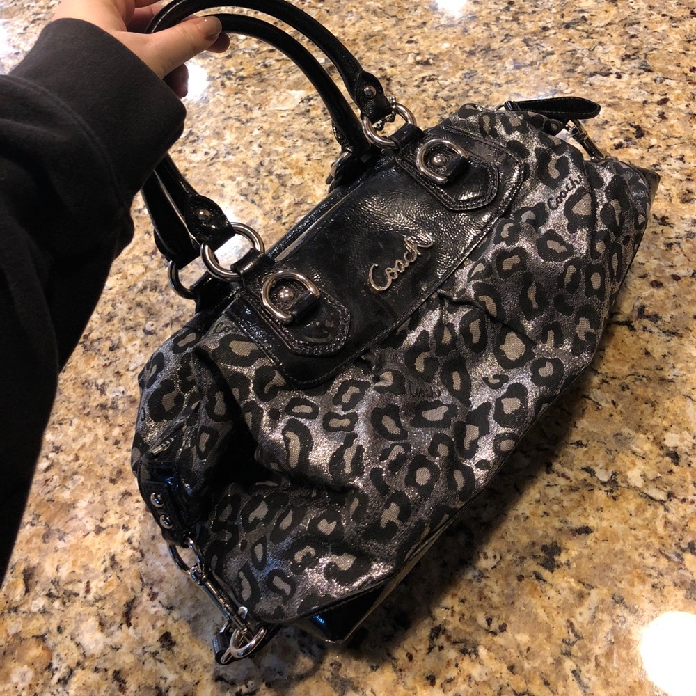 Limited edition cheetah print coach bag